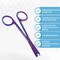 A2Z Scilab Stitch Suture Scissors 4.5 One Hook Blade Stainless Steel, Multi Titanium Color A2Z-ZR868 - alternate 6